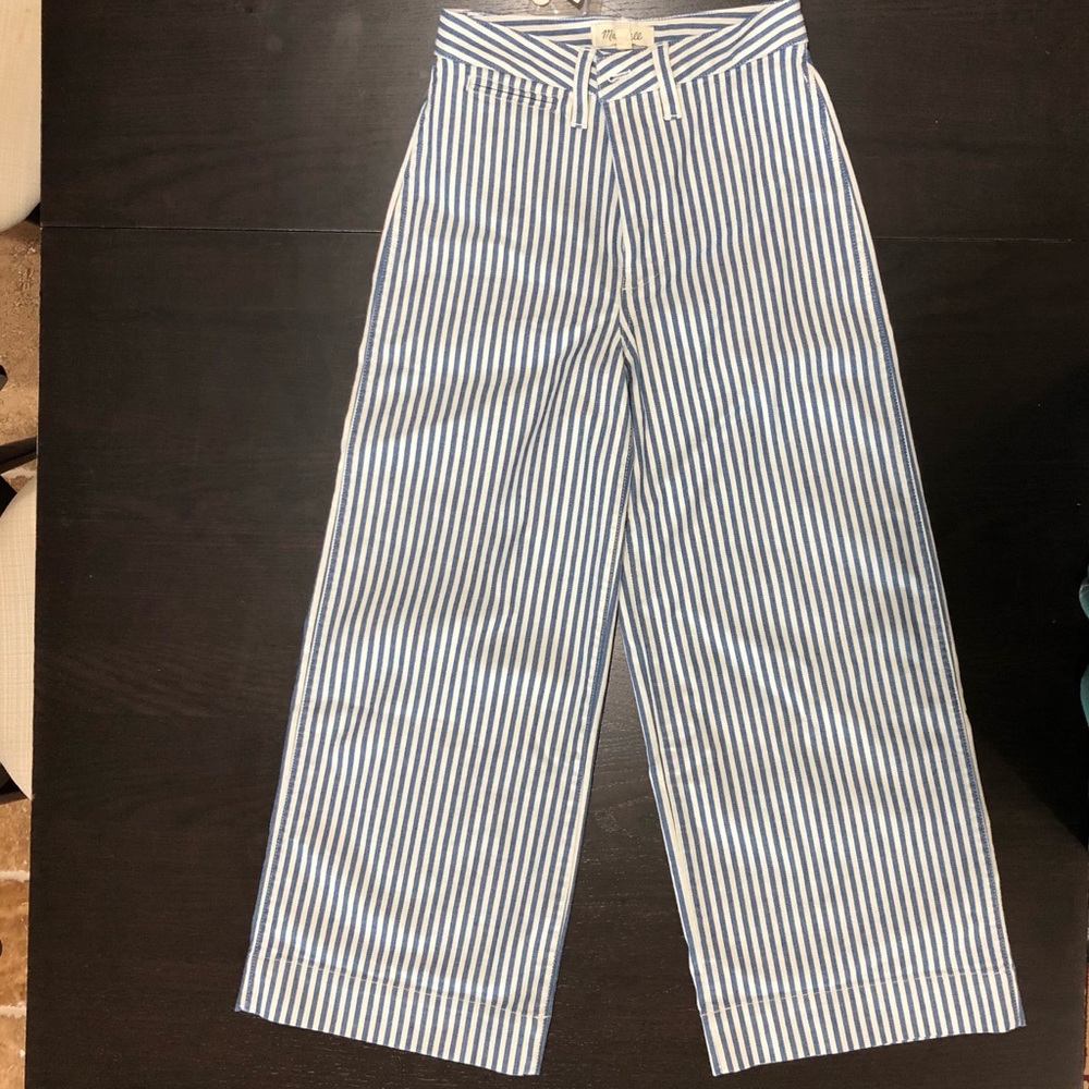 Madewell Emmett Wide Leg Crop Pants - Picture 6 of 7